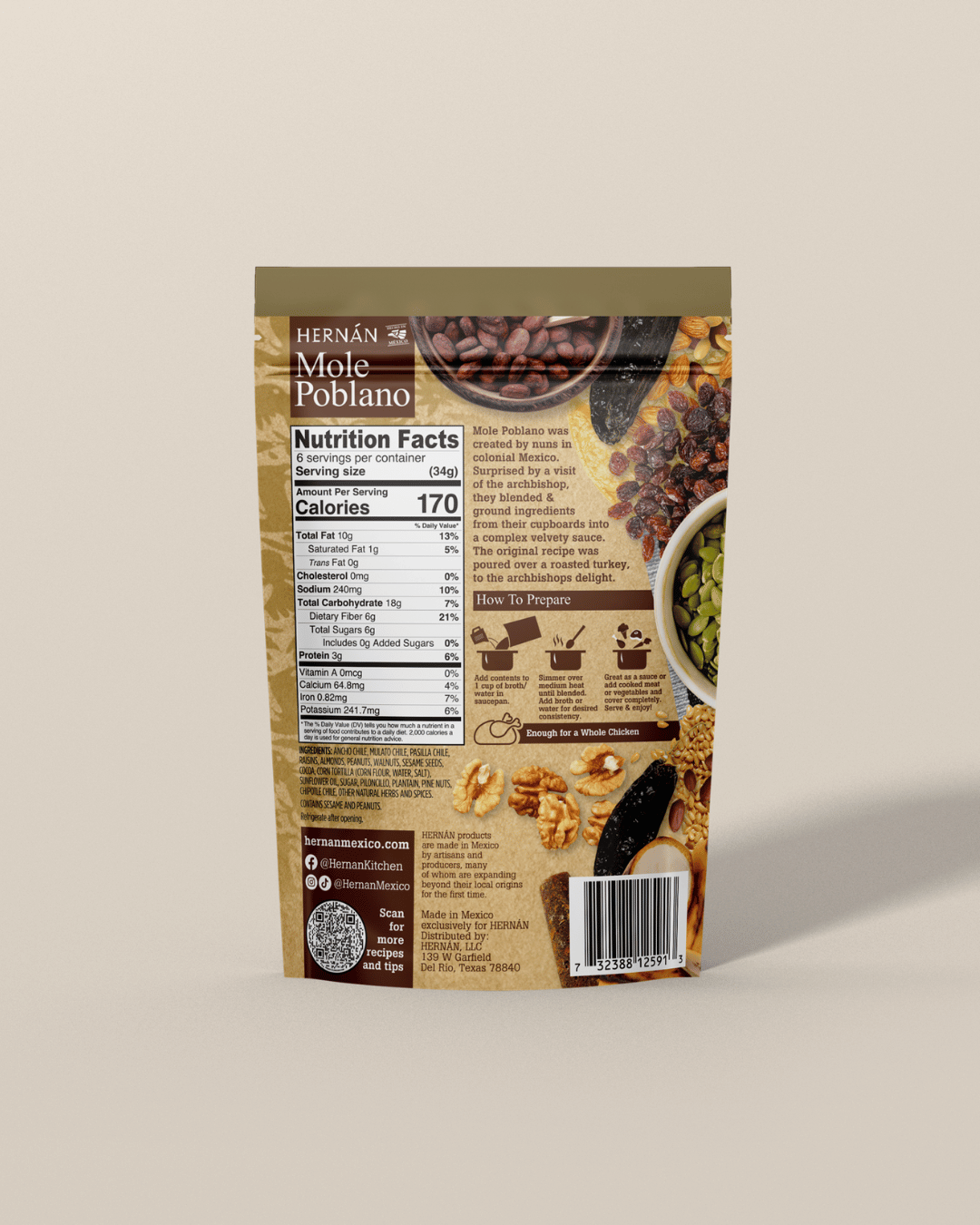 Mixed 6 Pack -Mole Poblano & Pipian