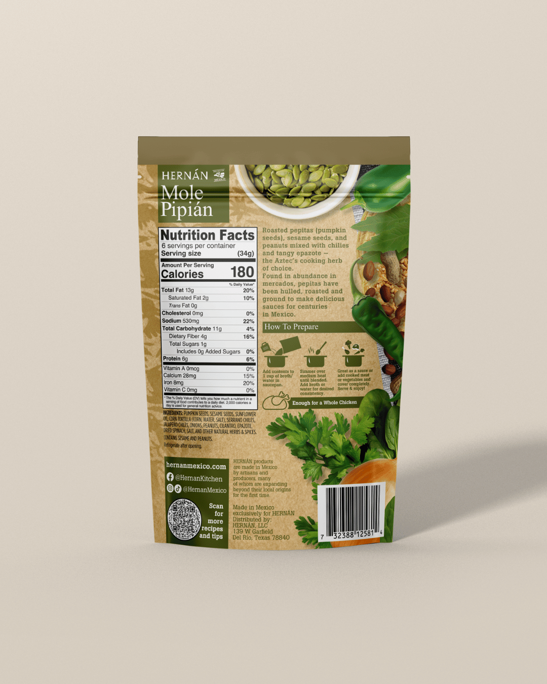 Mixed 6 Pack -Mole Poblano & Pipian