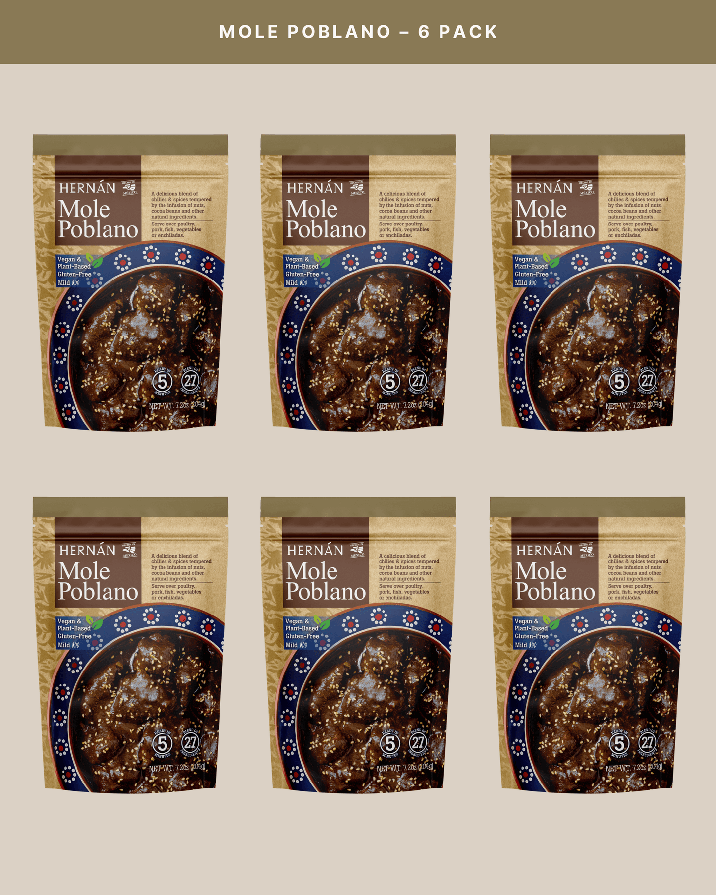 6 Pack - Mole Poblano