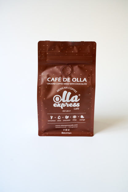 Cafe de olla con chocolate